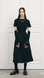 Knitted Top With Arm Warmers
