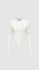 Knitted Top With Arm Warmers
