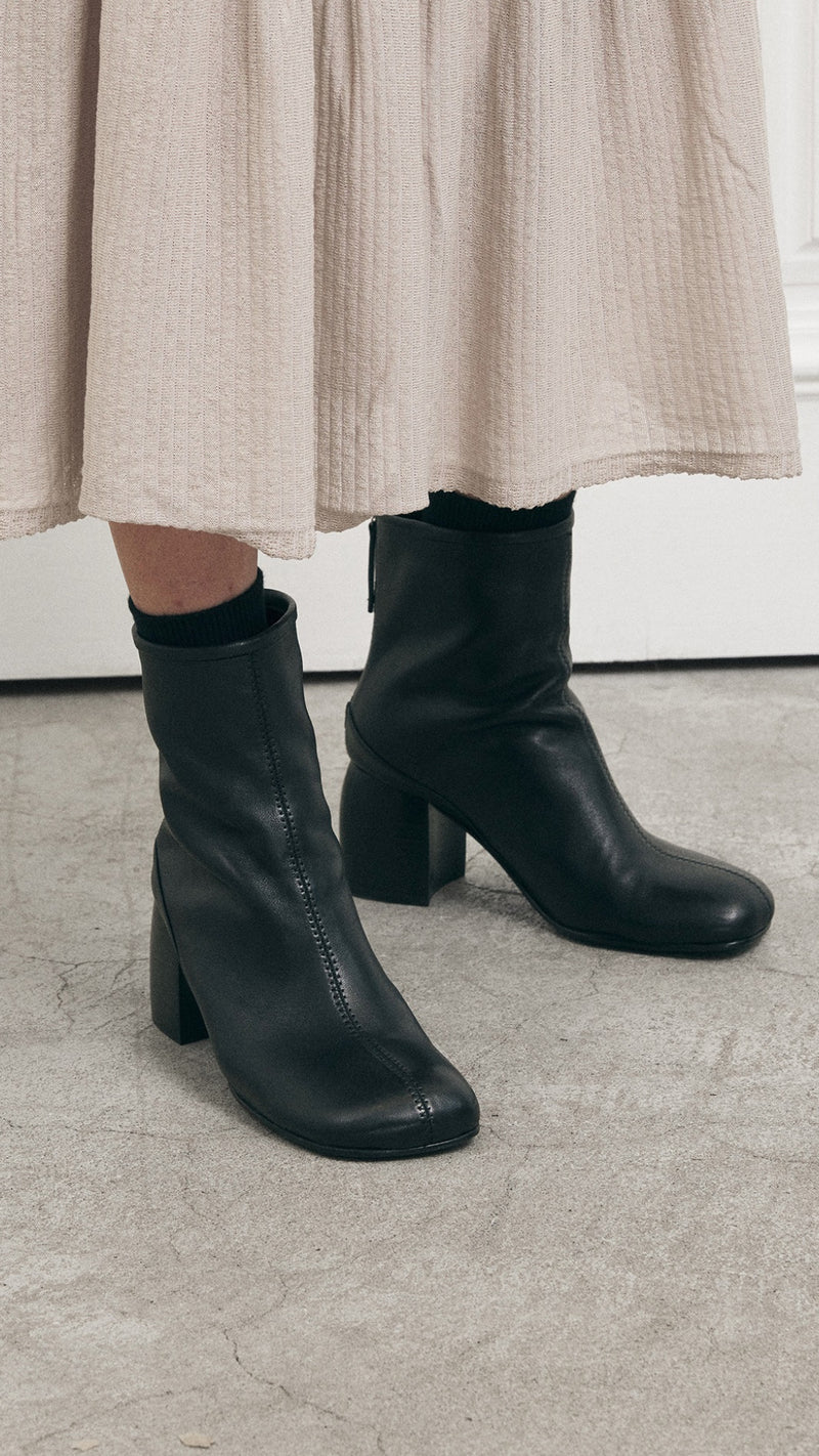 Leather Heeled Boots