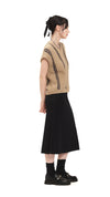 Emboirdery Stitch Knit Vest