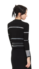 Mixed Yarn Cardigan