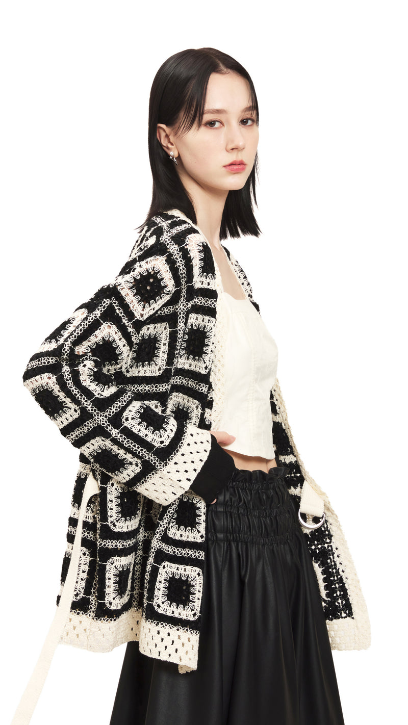 Crochet Shirt Jacket
