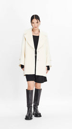 Large Lapel Wool Coat