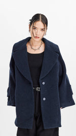 Large Lapel Wool Coat