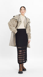 Ladies 2 In 1 Layered Coat