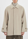 Wool Cashmere Silk Double Face Soft Trench Coat