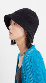 Ribbed Knitted Beauty Tulip Hat