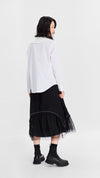 Crochet Collar Shirt