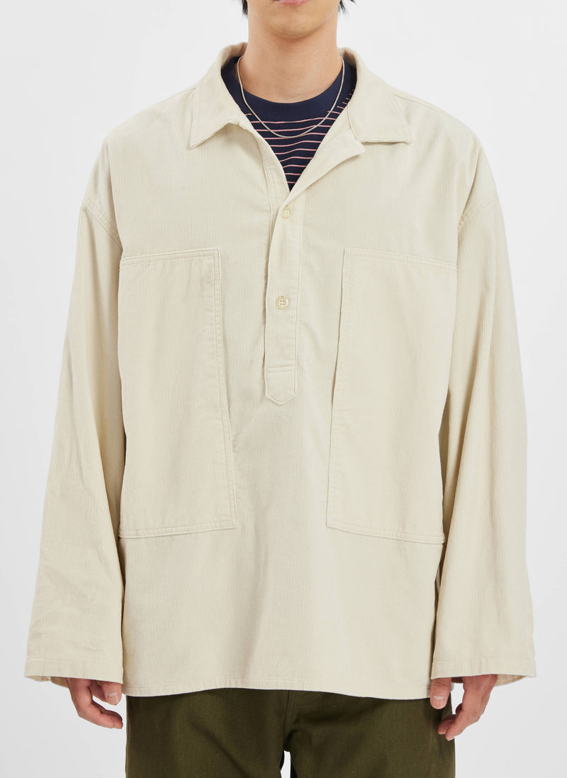 14W Cotton Corduroy Pullover Shirt