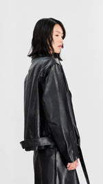 2 In 1 Faux Leather Biker Jacket