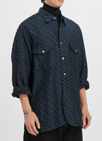 Cotton Linen Checkers CPO Shirt