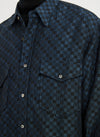 Cotton Linen Checkers CPO Shirt