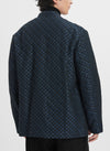 Cotton Linen Checkers Primaloft insulation Jacket