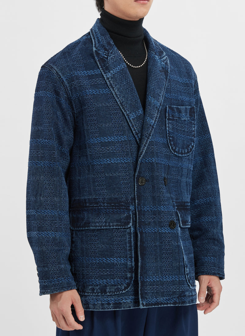 Indigo Kendo Worker Blazer