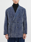 Indigo Like Jacquard Soft Blazer