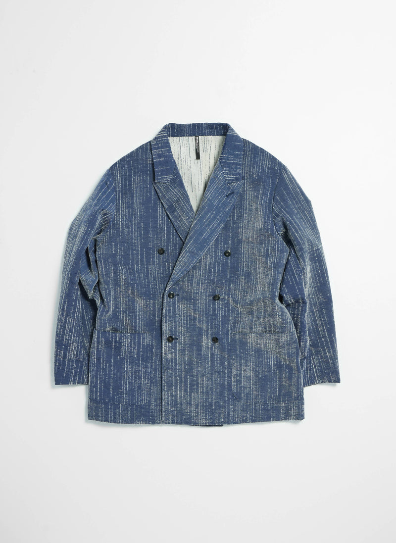 Indigo Like Jacquard Soft Blazer