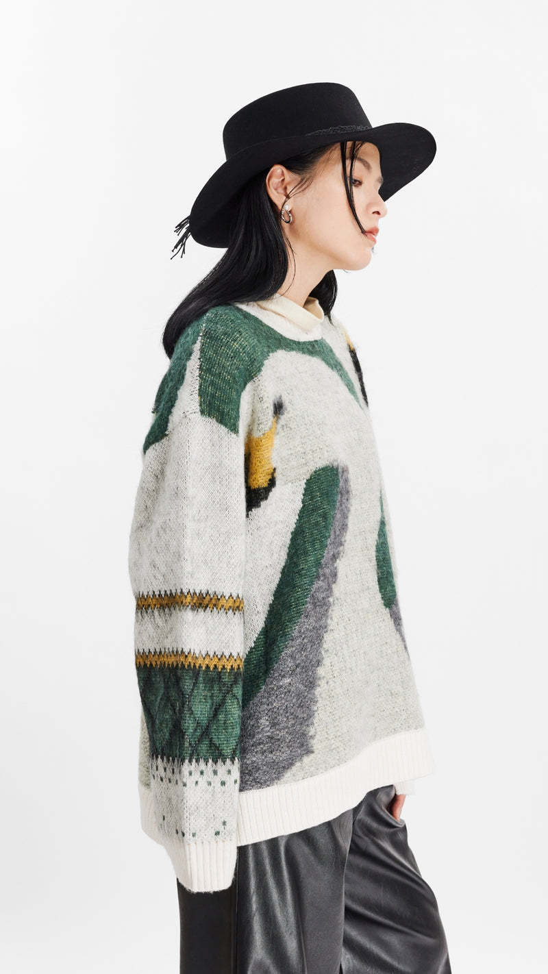 Swan Mohair Sweater