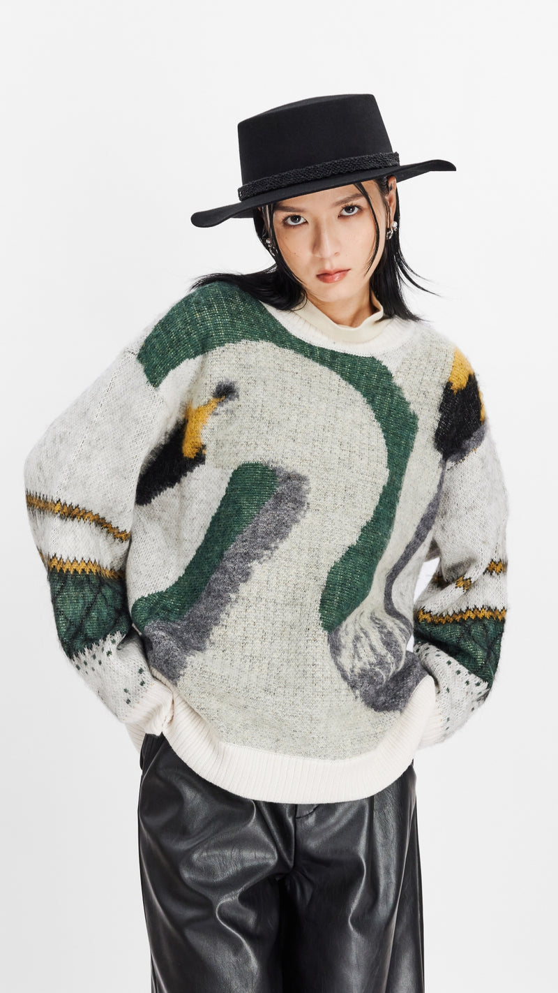 Swan Mohair Sweater