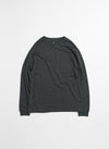 Wool Jersey Long Sleeve Pocket Tee