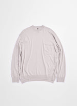 Mercerised Merinol Wool Long Sleeves Pocket Tops