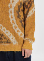 Mohair Paisley Pullover