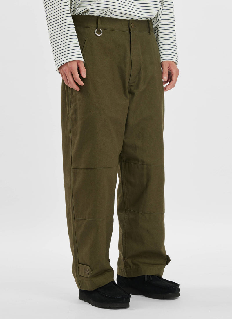 Cotton Heavy Oxford Military Pants