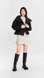 Mock Neck Wool Sweater