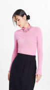 Mock Neck Wool Sweater