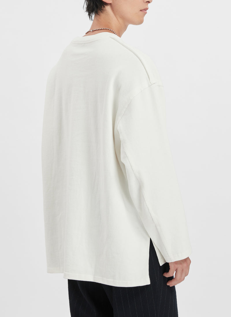 450G Heavy Cotton Long Sleeve Pocket Tee