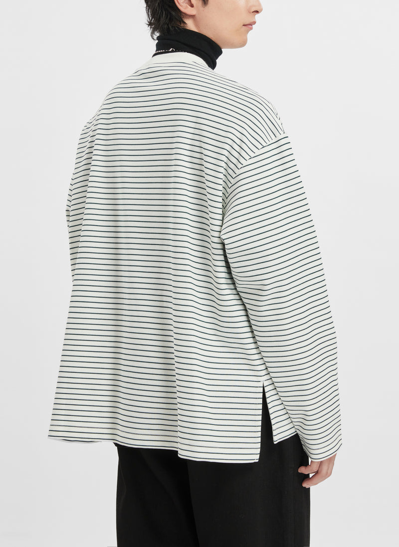 Long Sleeves Border Tee