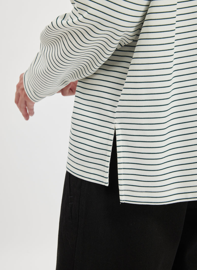 Long Sleeves Border Tee