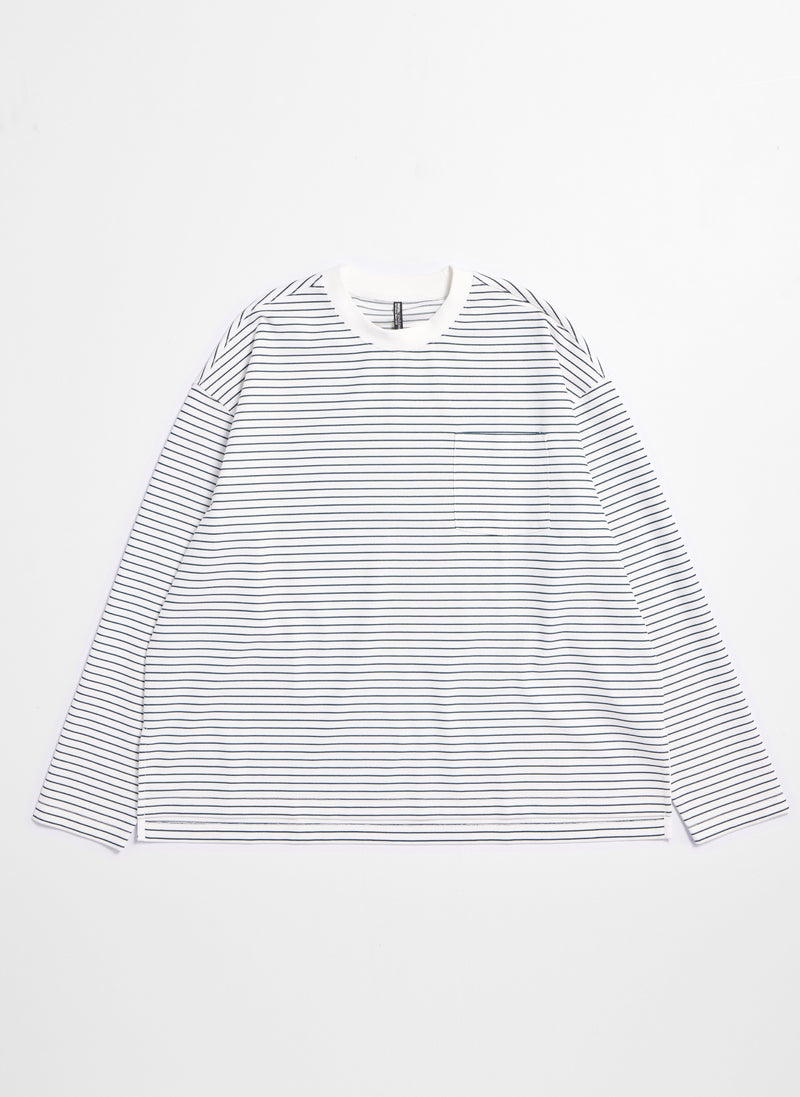 Long Sleeves Border Tee