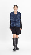 Velvet Knitting Waistcoat