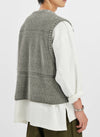 Velvet Polyester Knitted Waistcoat