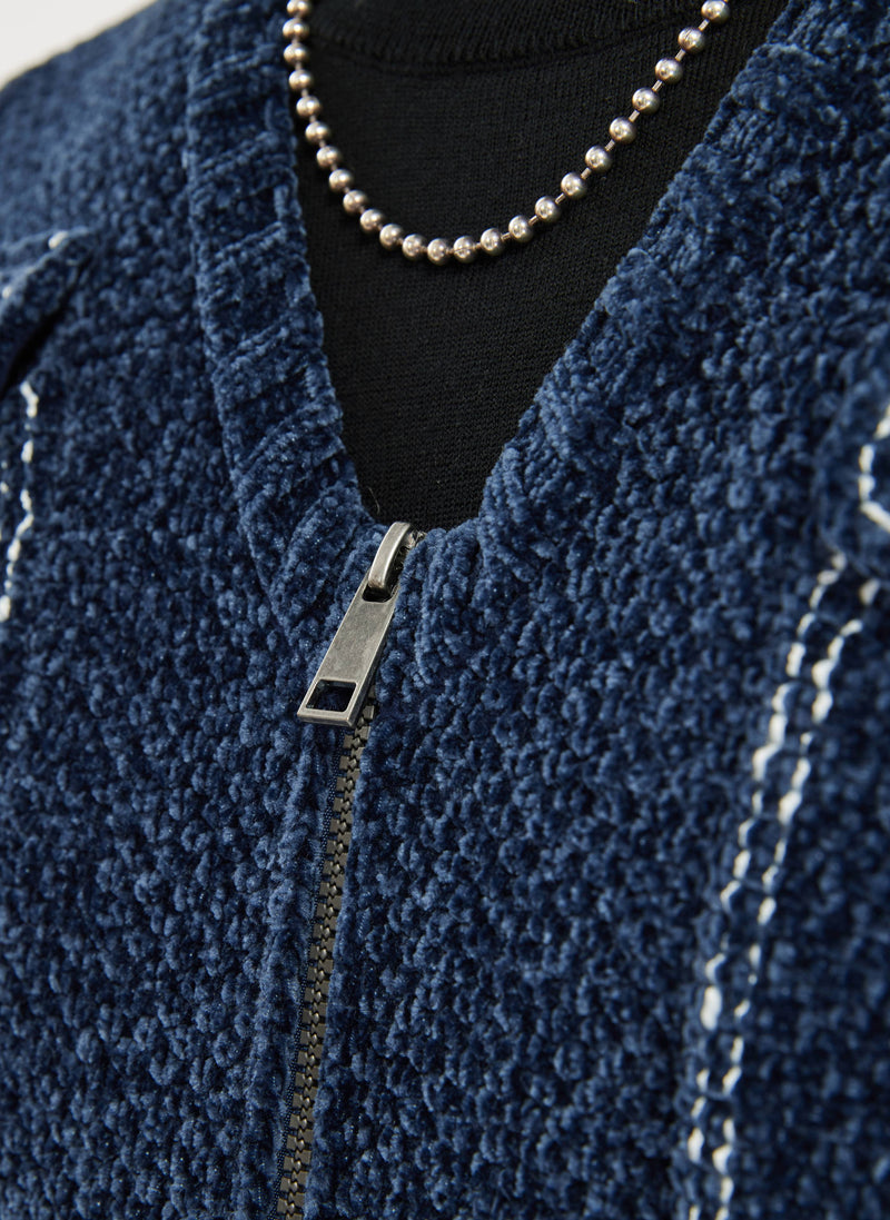Velvet Polyester Knitting Waistcoat