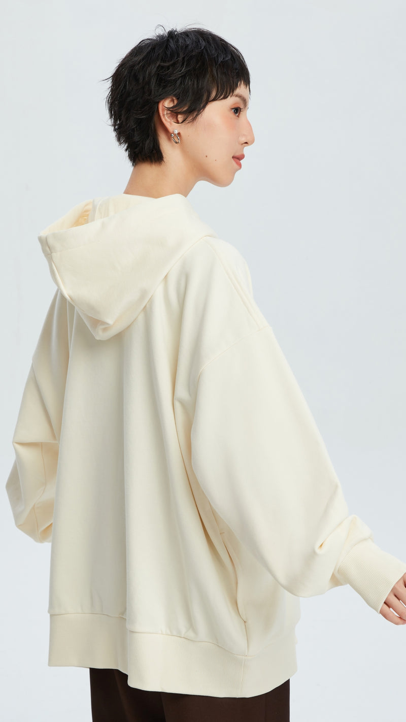 Swan Embroided Hoodie