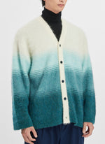 Mohair Gradient Cardigan