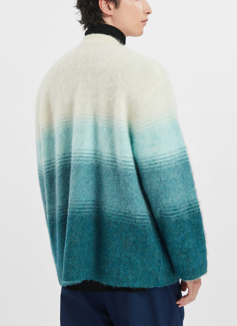 Mohair Gradient Cardigan