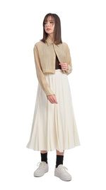 Textual Cropped Shirt