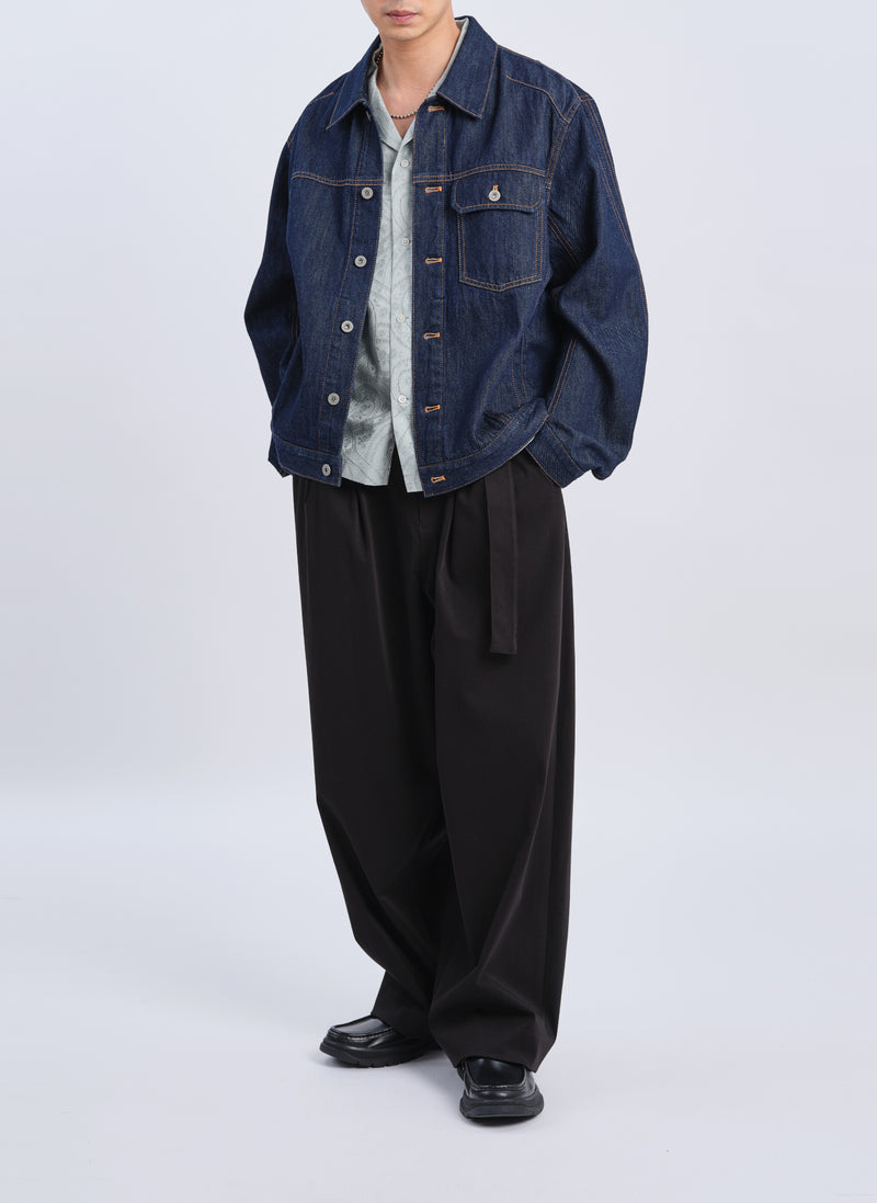 Wonder Shape (Move) Pleated Straight Wide Pants