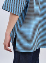 Jacquard Short Sleeves Border Top (T03)