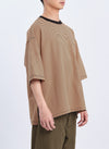 Jacquard Short Sleeves Border Top (T03)