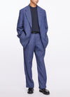 Nylon Polyester Single Breasted Suit Blazer