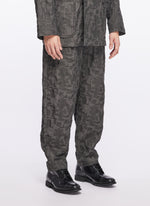 Jacquard Wide Tapered Pants (P-12)