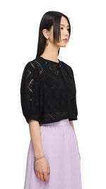 Puff Sleeves Lace Jacket