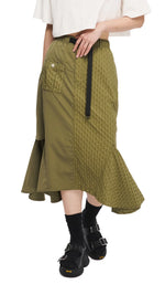 Military Fishtail Skirt