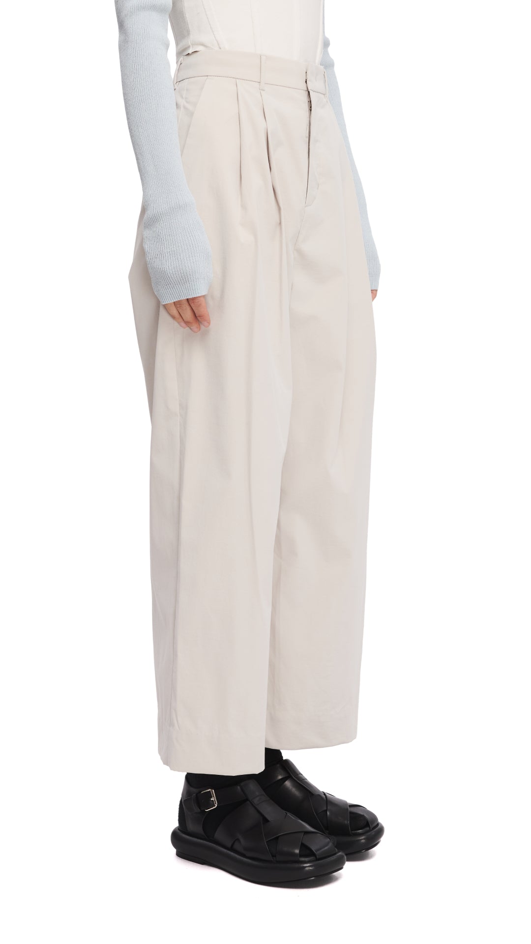 Wide leg capri jeans sales