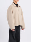 W.R Wool Cashmere Stand Collar Jacket