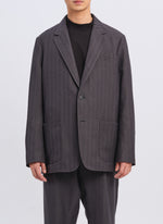 Lanatec Polyester Single Breasted Soft Blazer