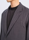 Lanatec Polyester Single Breasted Soft Blazer